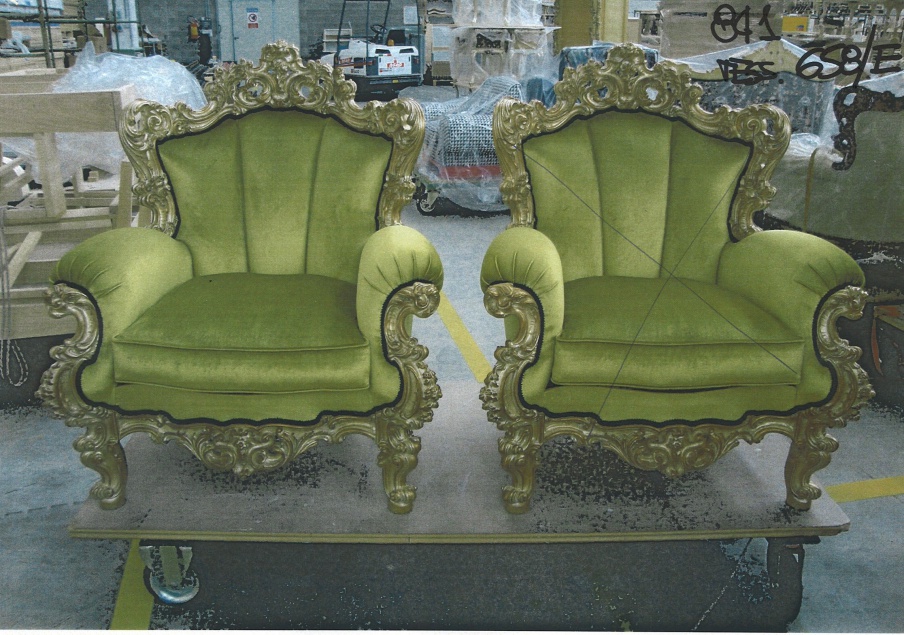 Armchair in fabric, Silik