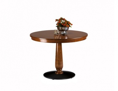 Round dining table on one leg, Selva