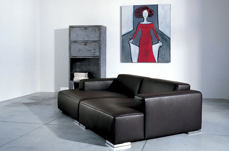 A sofa with a very deep seat, XL - Rivolta