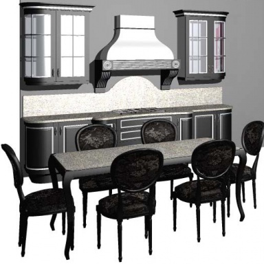 Kitchen (kitchen set) Papillon