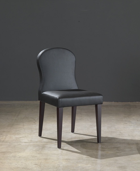Chair with upholstered Becky, Giulio Marelli