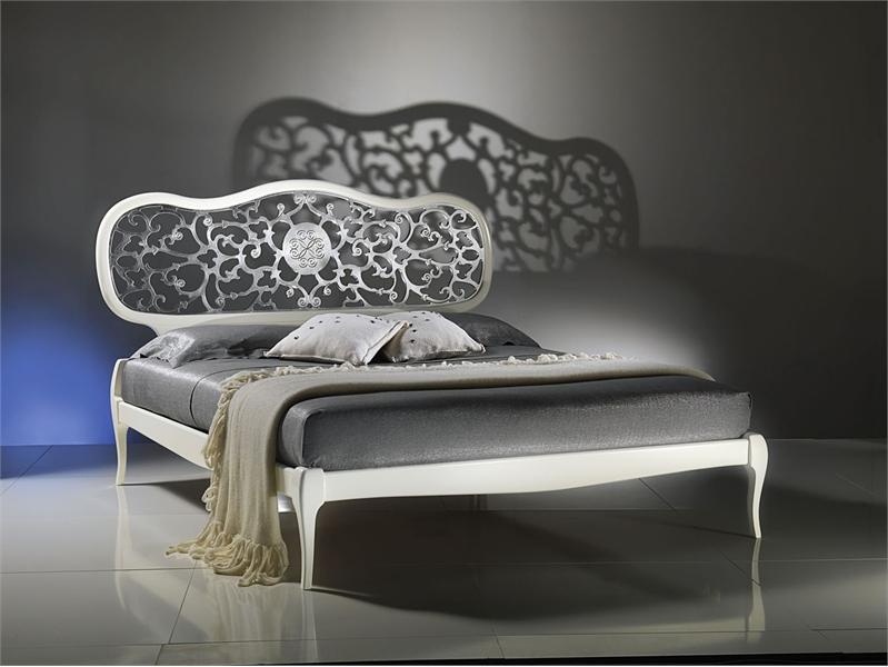 Double bed frame solid wood LE09, Carpanelli