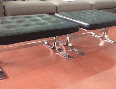 Pouf with padded seat Mozart, Valmori