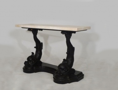 Console with top of the travertine, Chelini