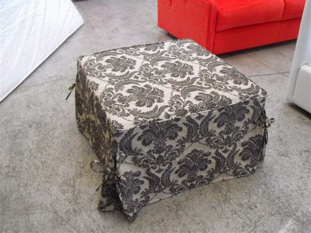 Square pouf Oxford, Epoque