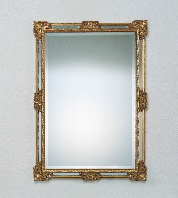 The mirror in carved frame, Spini