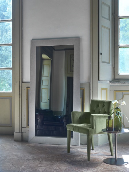 Chair with upholstered Nelly, Giulio Marelli