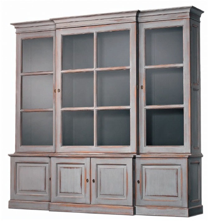 Bookcase with hinged doors, Salda