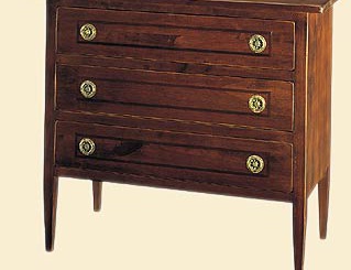 A chest of drawers made of solid wood, DOLFI