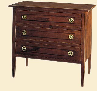 A chest of drawers made of solid wood, DOLFI