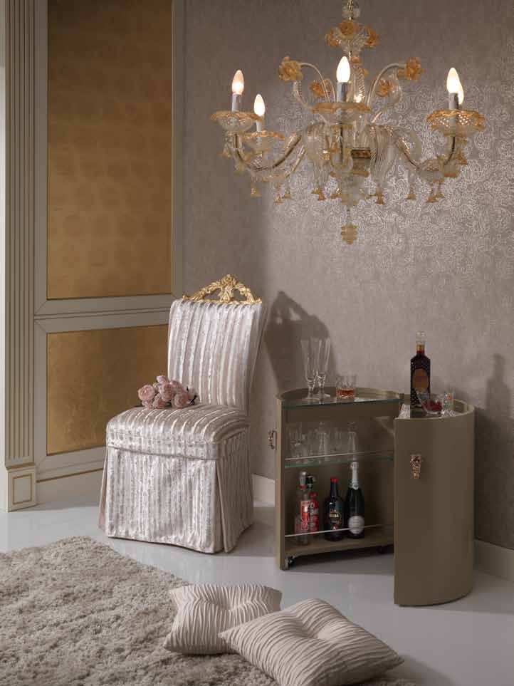 Chair with high back Dama Dress, Piermaria