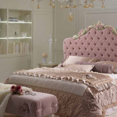 Double Capitonne bed Ladydama