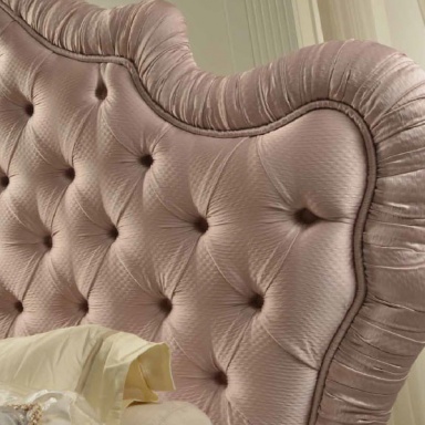 Double bed Rubino Kapitone