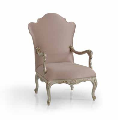 Armchair in fabric Rubino, Piermaria