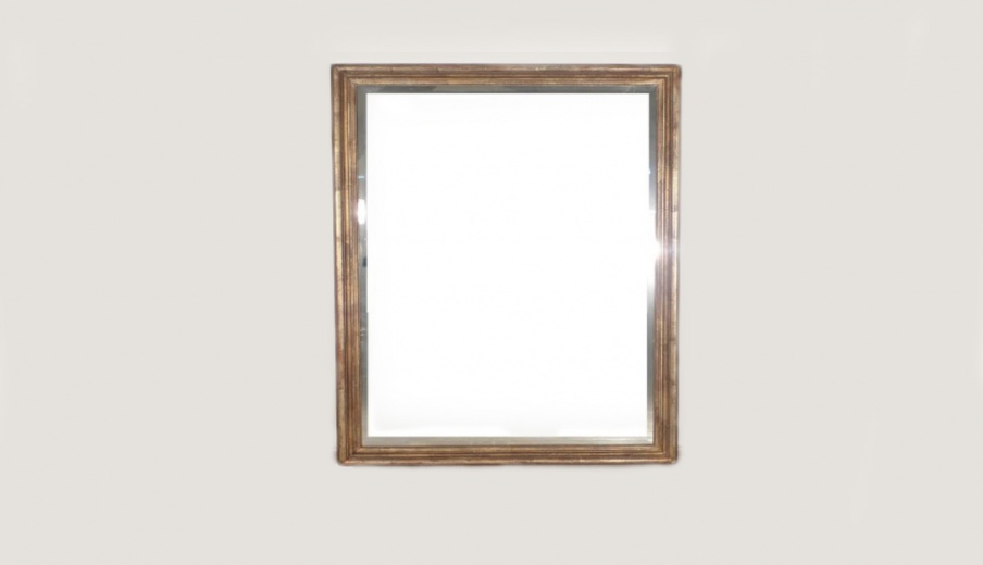 Rectangular mirror made of solid wood, Chelini