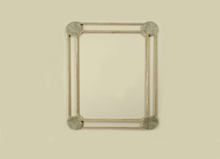Rectangular mirror made of solid wood, Chelini