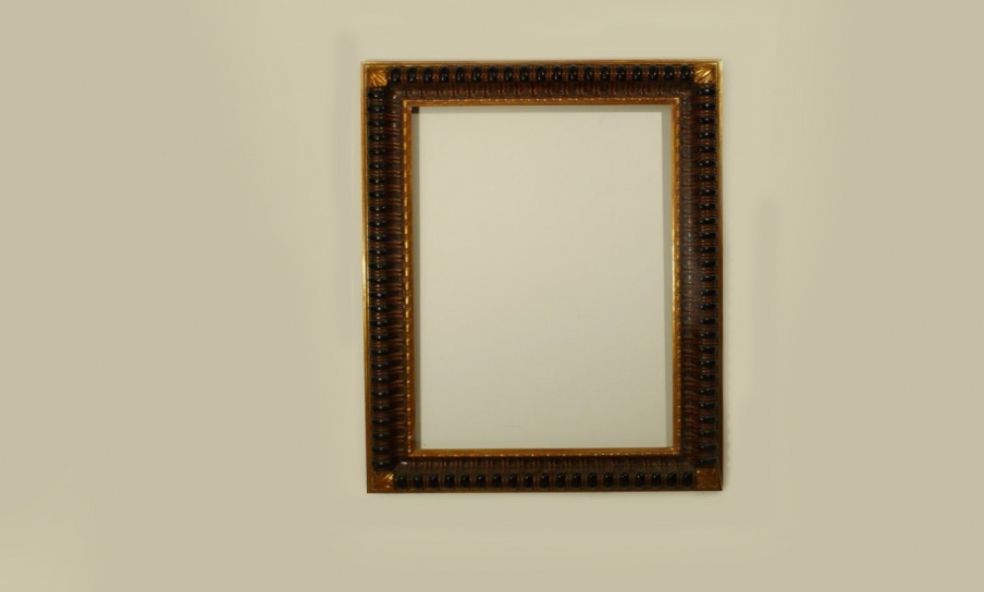 Rectangular mirror made of solid wood, Chelini