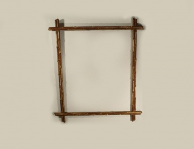Rectangular mirror made of solid wood, Chelini