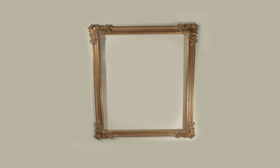 Rectangular mirror made of solid wood, Chelini