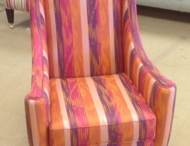 The high-backed chair Durrell Chair, Duresta