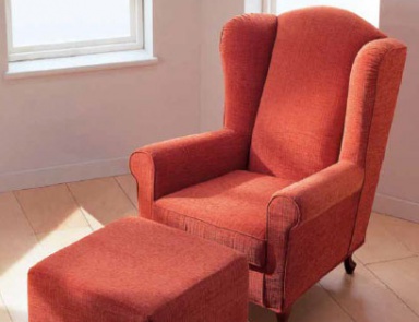 Chair with Ottoman foot Sofia, Piermaria