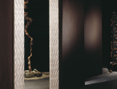 Floor mirror in a silver frame, Spini