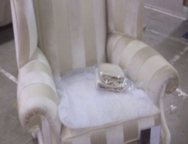 The chair high back Wing of Somerset, Duresta