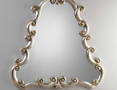 Mirror in silver frame, Spini