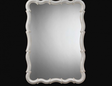 Figure mirror in lacquered frame, Spini (furniture: wardrobe, Italy)