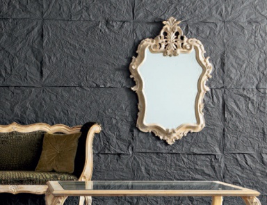 Mirror in a carved openwork frame, Spini (furniture: wardrobe, Italy)