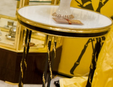 Pridivannogo table brass, Provasi