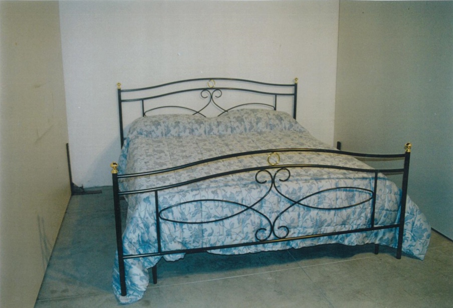Bed on a frame of iron Athena, Ciacci