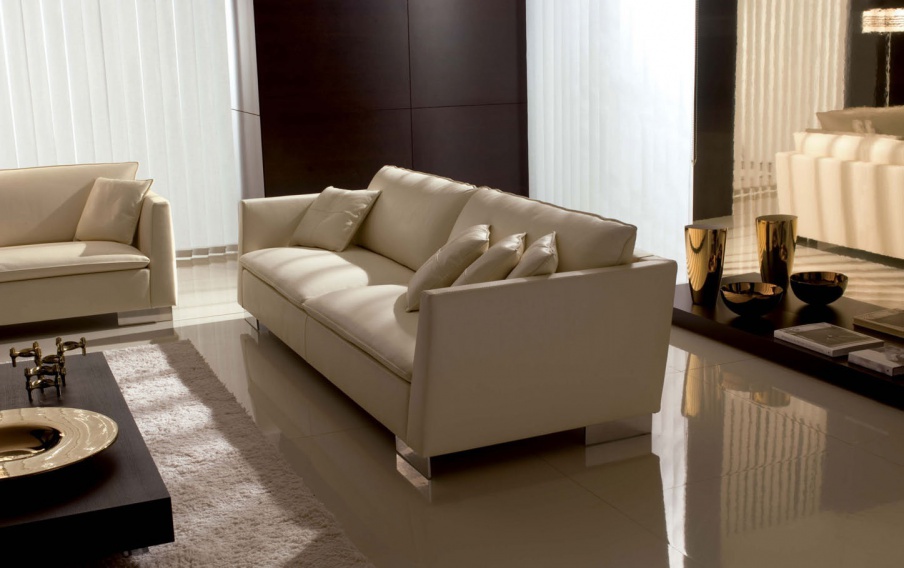 Sofa with metal legs Mediterraneo, CTS Salotti