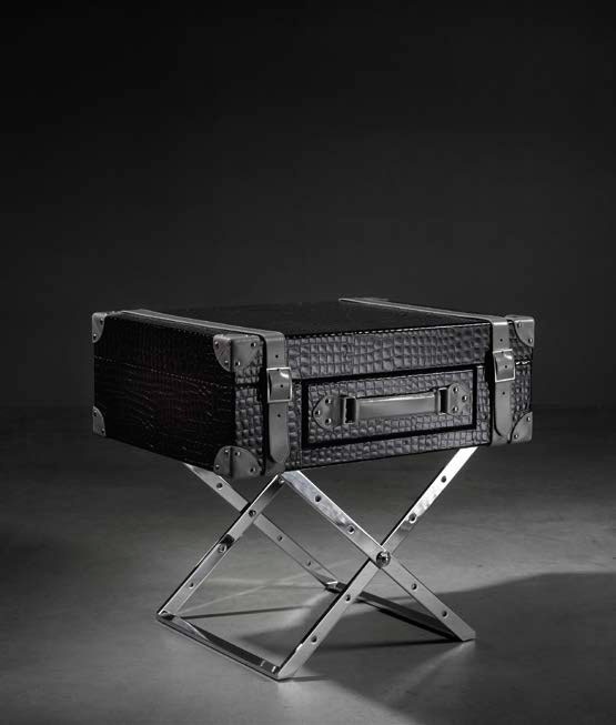 Coffee table Cros Suit Case, Coleccion Alexandra