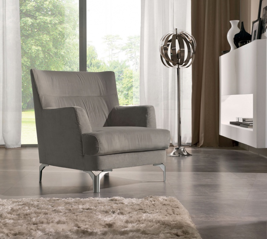 The high-backed chair Well, CTS Salotti