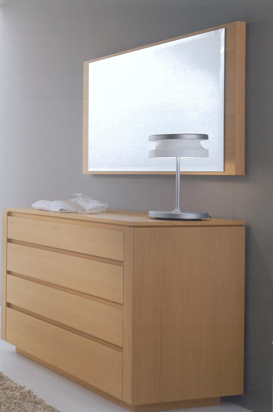 The drawers in the finish oak Collection bleached Time, Ciacci