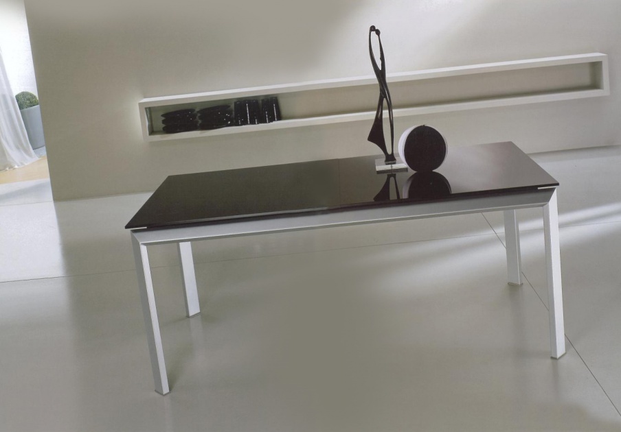 The rectangular table frame of steel Evo Ciacci