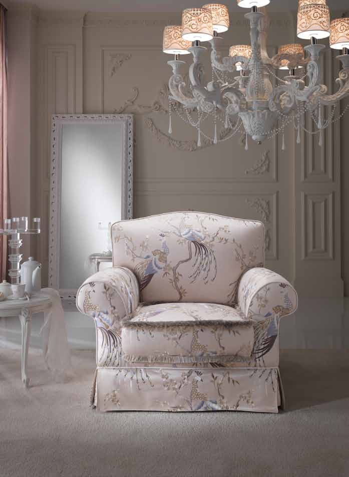 Armchair in fabric Marvel, Piermaria