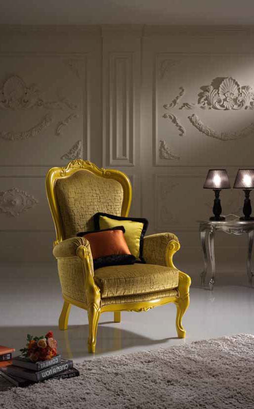 Armchair in fabric Filippo, Piermaria