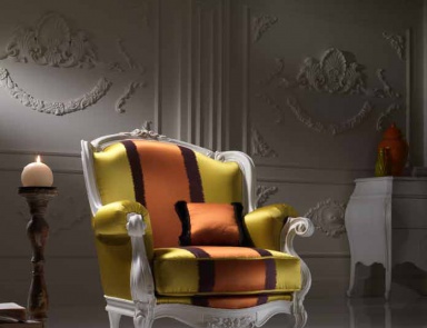 Armchair in fabric Mirti, Piermaria