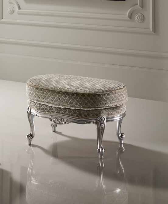 Pouf upholstered in Ralph, Piermaria