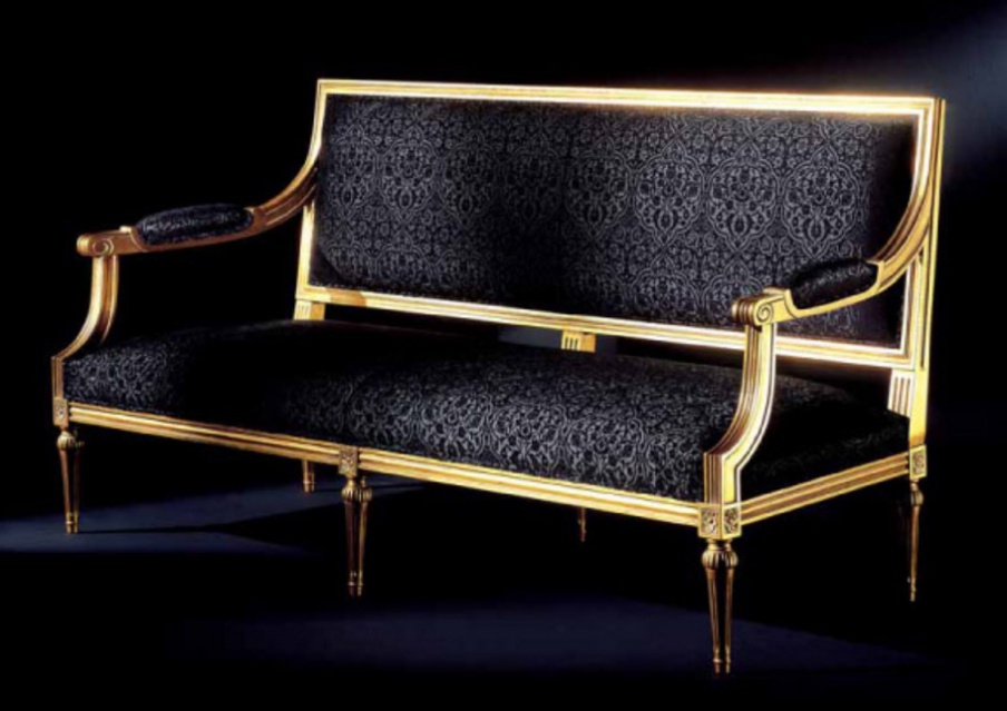 The sofa in the open frame, Casali