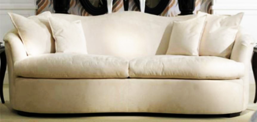 A classic sofa in the upholstery beige, Casali