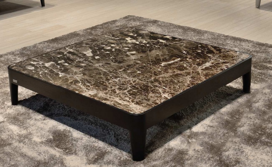 Coffee table with marble top Elliot, CTS Salotti