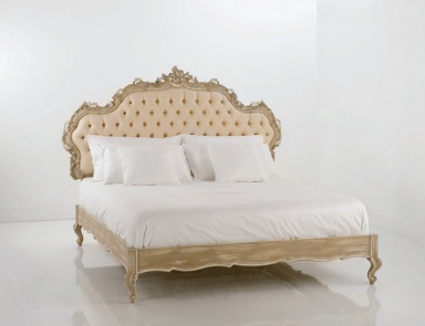 Double bed, upholstered fabric, Chelini