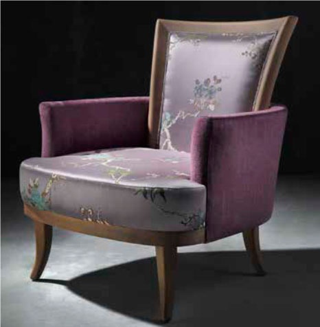 The high-backed chair Rosita, Coleccion Alexandra