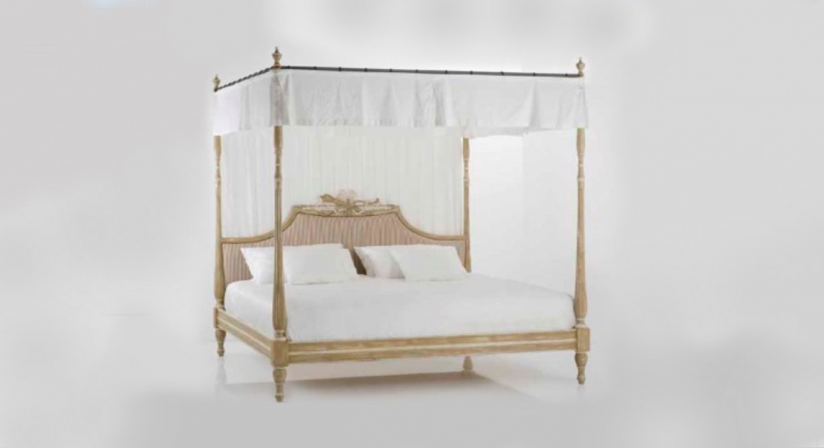 Double bed with canopy, Chelini