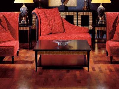 Coffee table in the decoration of ebony and gold Arte, Casali