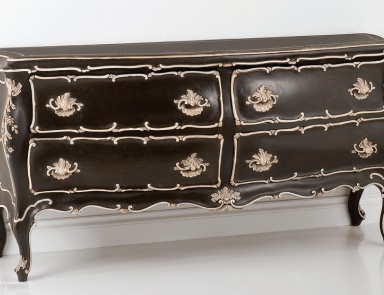 A chest of drawers made of solid wood with drawers, Chelini