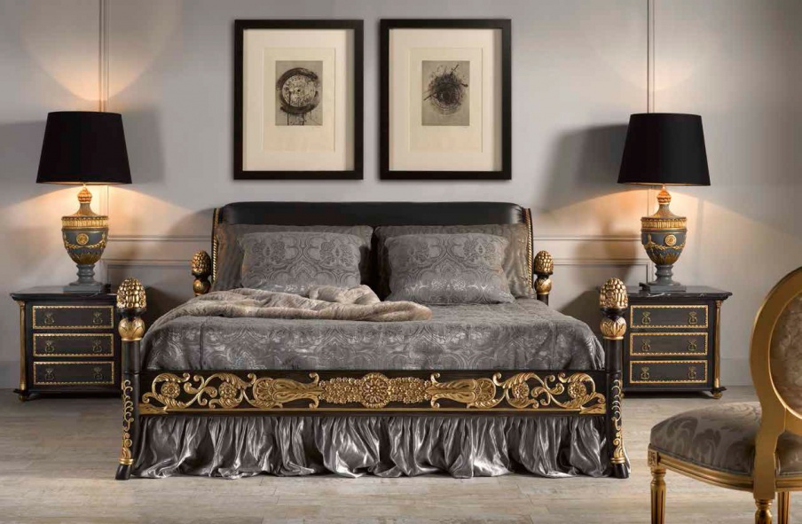Double bed Silvia, Coleccion Alexandra
